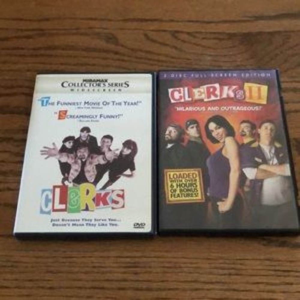 Clerks / Clerks II DVD Duo - White & Black Covers